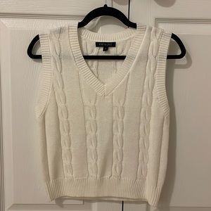 Knit sweater vest